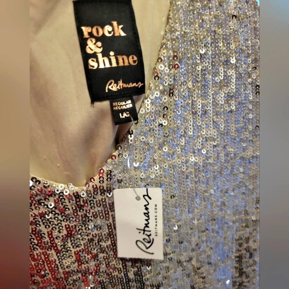 Large Sparkly Reitmans Dress